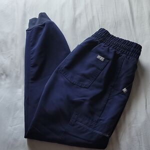 FIGS Navy Scrub Bottom Jogger Pants M PETITE Womens